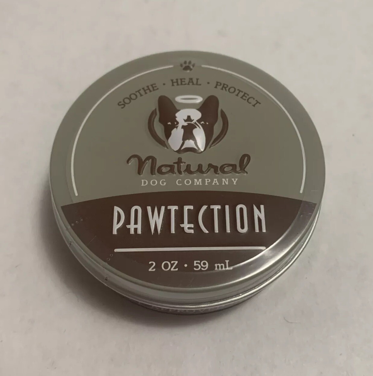 Pawtection Vet Approved All Natural Dog Paw Balm Moisturizer Protector 2 Oz