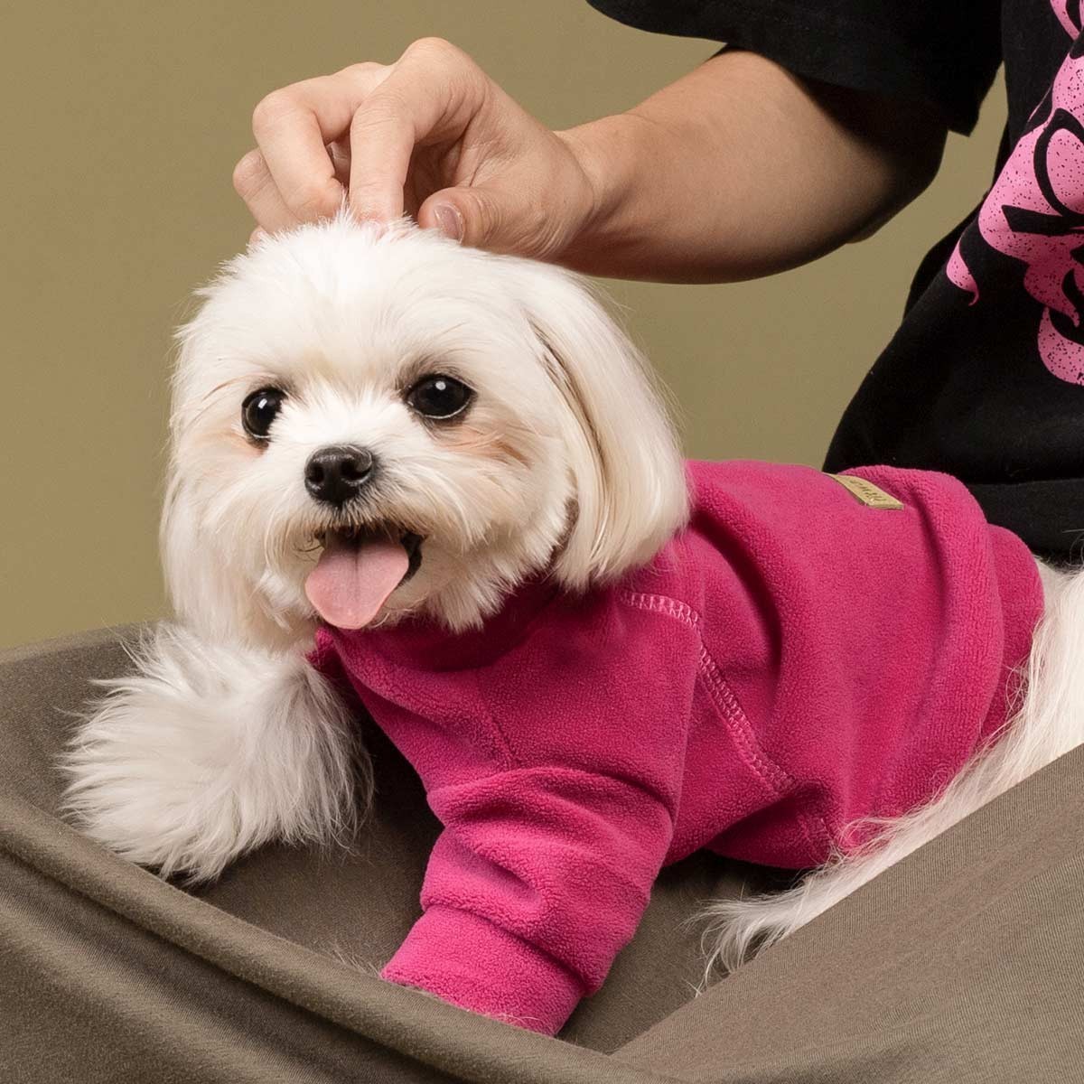 Fitwarm 3 Pack Luxury Fleece Dog Turtleneck Sweaters Pink / Purple XS–L NEW