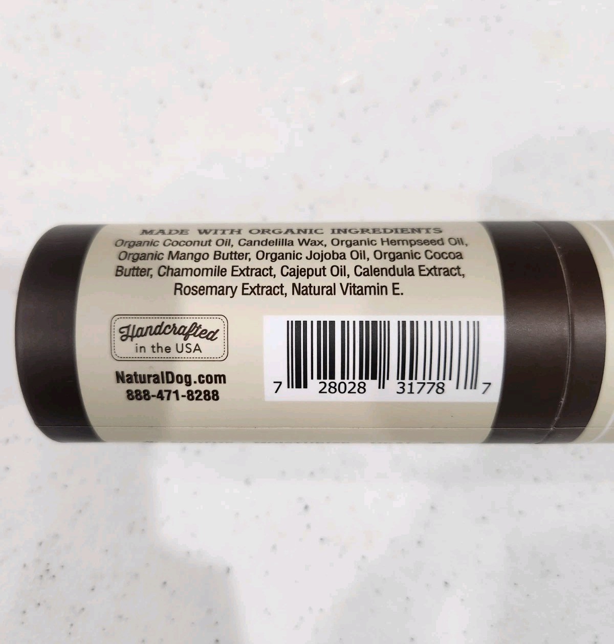 NEW Natural Dog Company Paw Soother 2 Oz Jumbo Stick Dog Foot Cream Lotion NWOT
