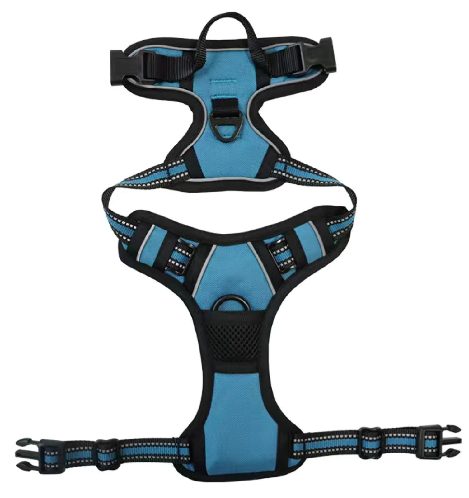 Dog Harness & Training Leash No Pull Control Adjustable Large Handle Heavy Duty