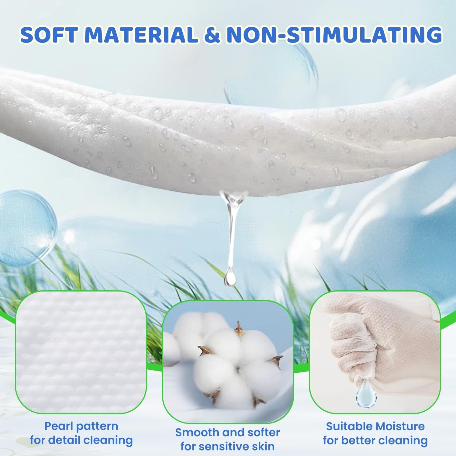 VOISEN 24 Pcs Pet Glove Wipes for Dogs and Cats,Cleaning & Deodorizing Bathin…