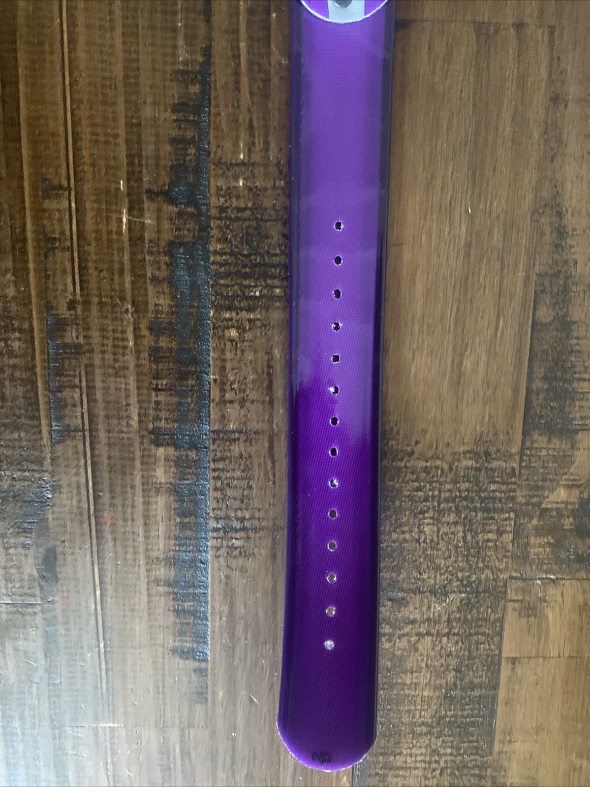 Purple Reflective Dog Collar 1 1/2 Inch X 20 Inch Long At Last Hole On Collar