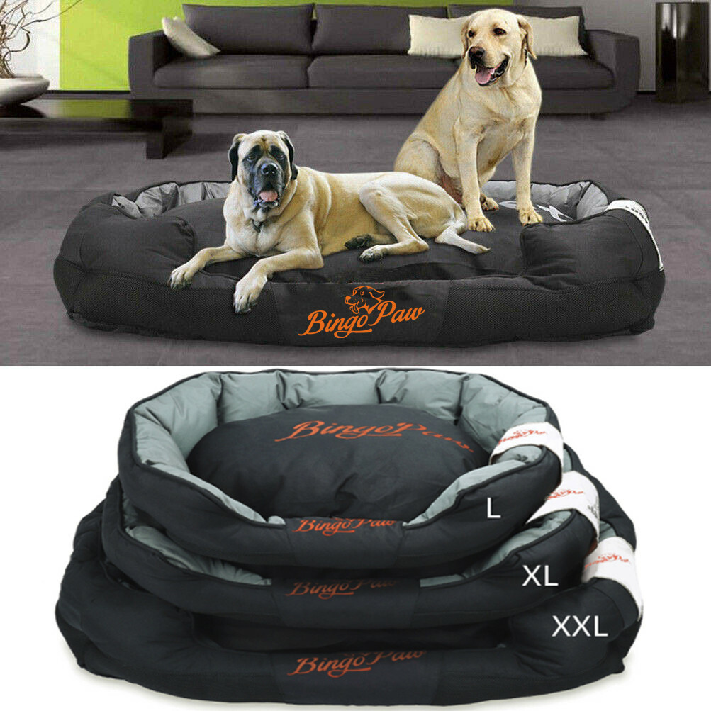 XXL Jumbo Plus Waterproof Pillow Sofa Dog Bed Large Pet Bed Cushion Mat Washable