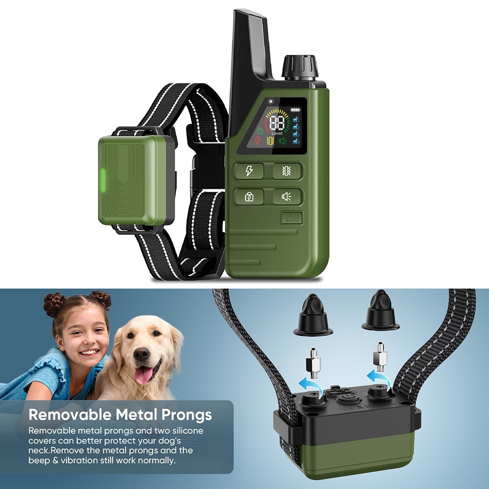 Max 4500FT Remote Dog Shock Collars Dog Training Collars Waterproof Rechargeable