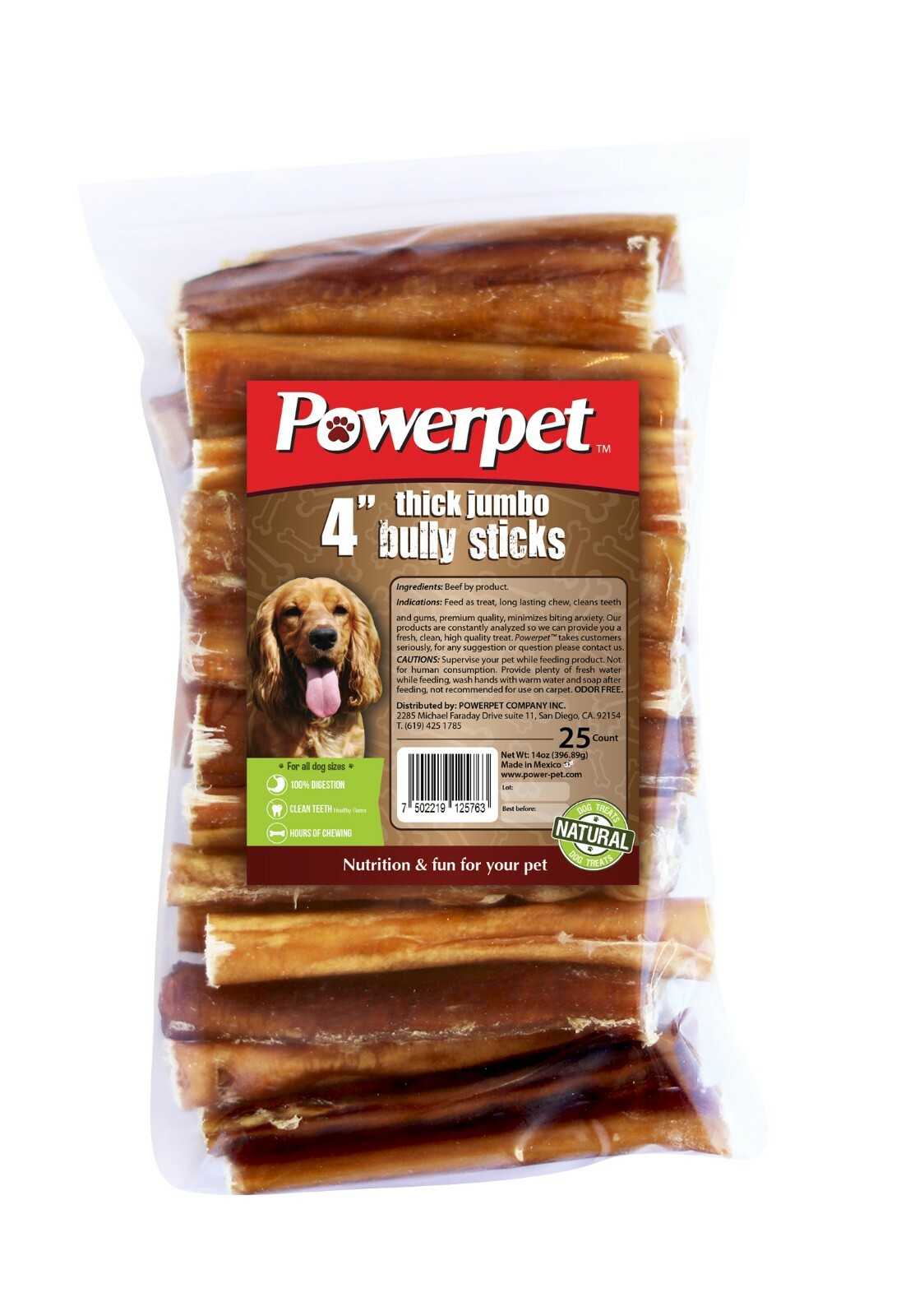 All Natural 4″ Bully Jumbo Thick Sticks FDA & USDA APPROVED