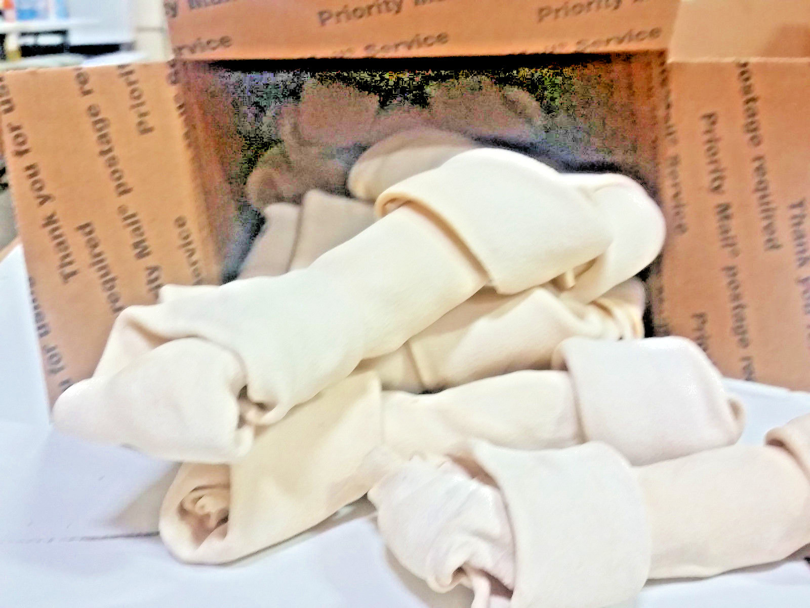 American Buffalo Rawhide 6-7″ Bones | 4 Lbs Bulk | 100% Natural Dog Chews