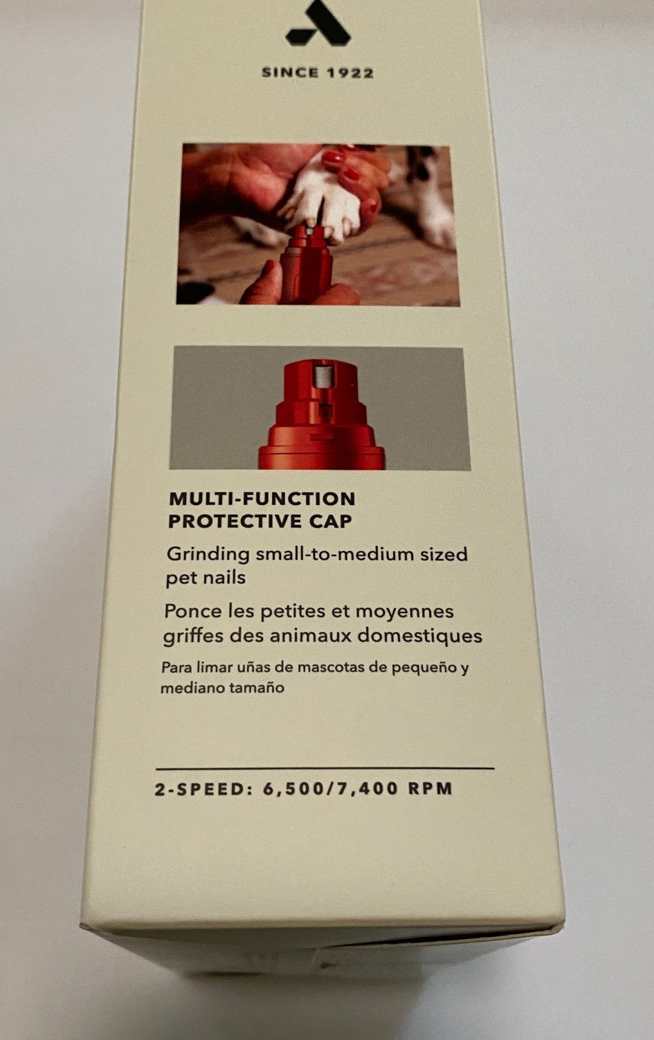 Andis Cordless Nail Grinder, Quiet Pet Nail Care, Red, New In Box, Sealed