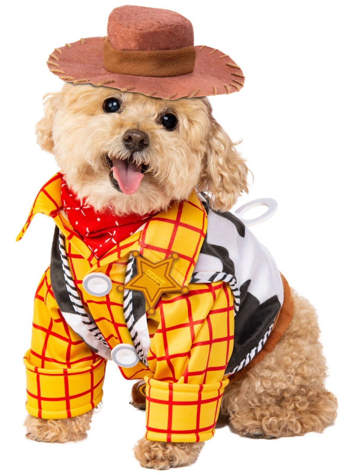 🥥 Rubies Toy Story Woody Pet Costume Size M🆕(NO SCARF)‼️AS SHOWN👇