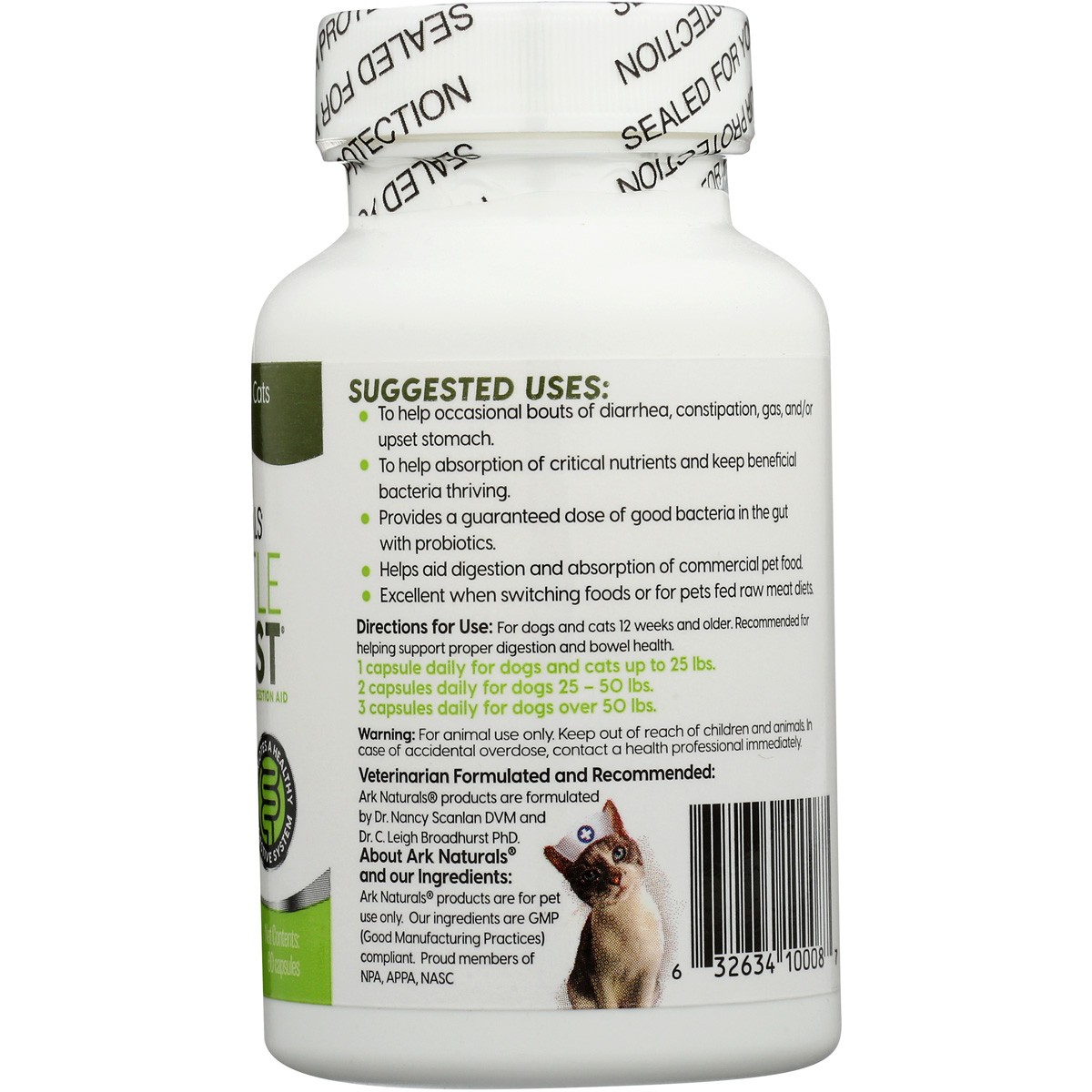 Ark Naturals Gentle Digest Probiotic Prebiotic For Dogs And Cats 60 3 Pack