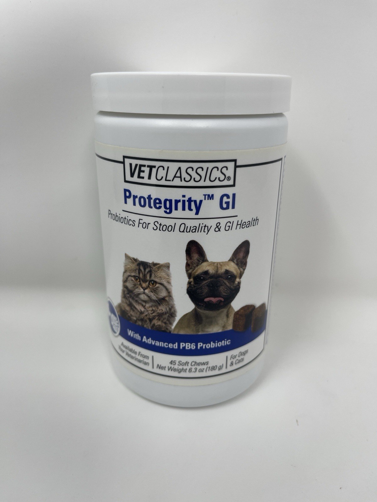 VetClassics Protegrity GI Probiotic Soft Chews, 45 Count
