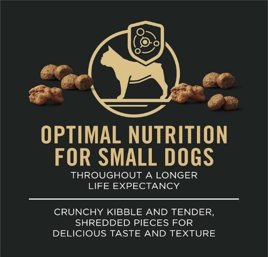 Purina Pro Plan Shredded Blend Small Breed Chicken & Rice Dry Dog Food, 34 lb