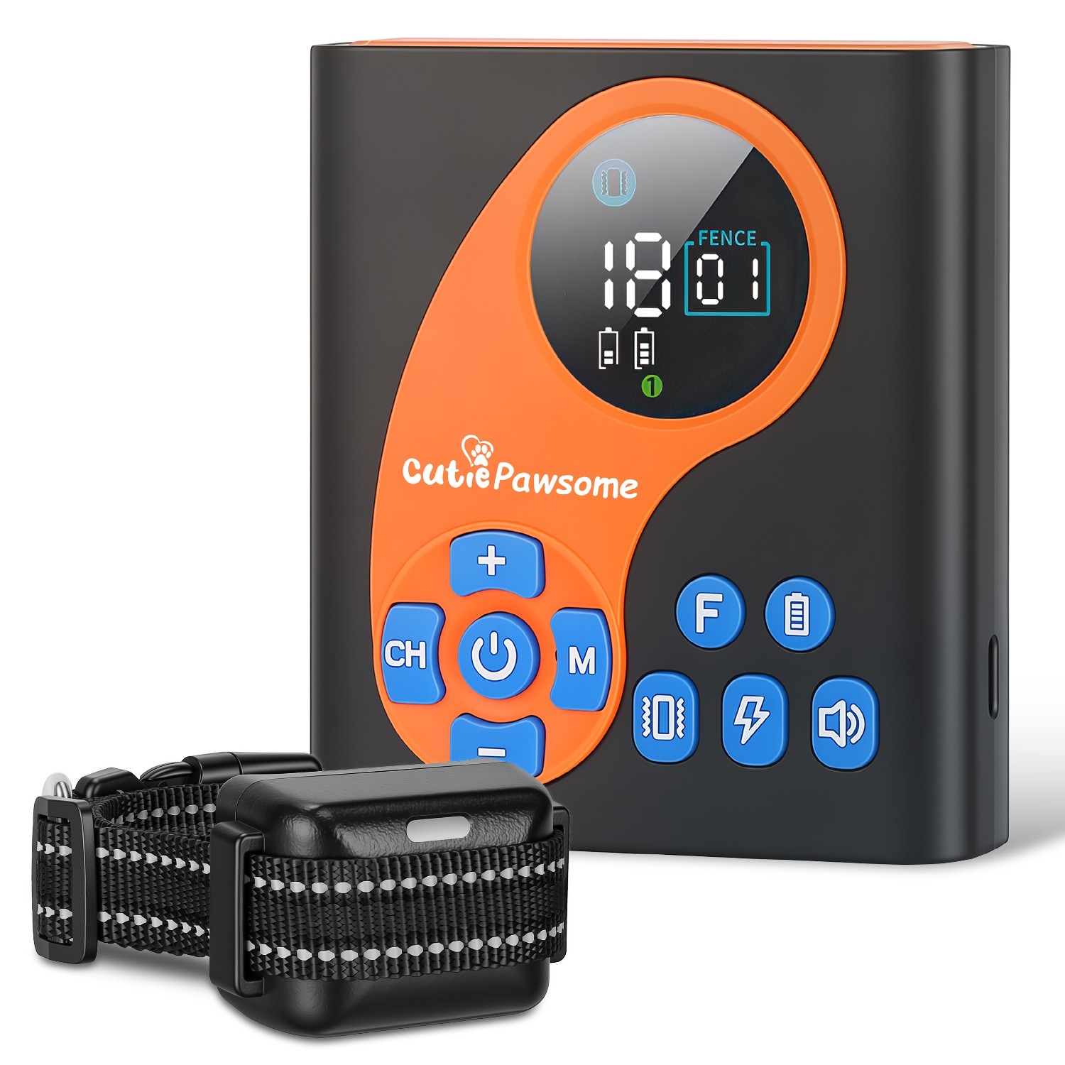 2IN1 Wireless Dog Fence System Pet Containment Boundary Control &Training collar