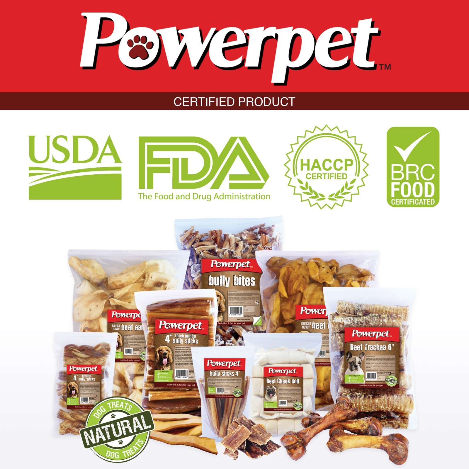 All Natural Beef Cow Ears DOG Treats in bulk Natural Flavor