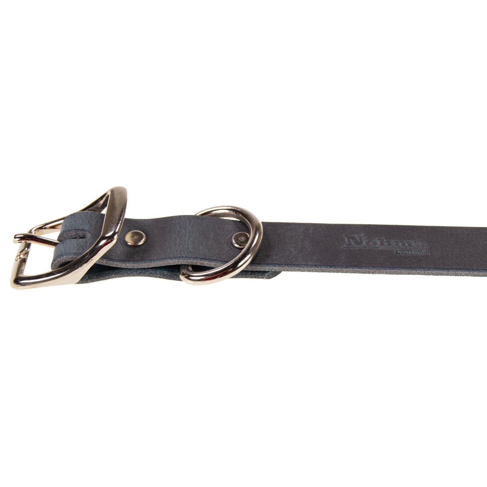 Heavy Duty Leather Dog Collar_Medium, Large, XL_1″ Wide_Amish Handmade