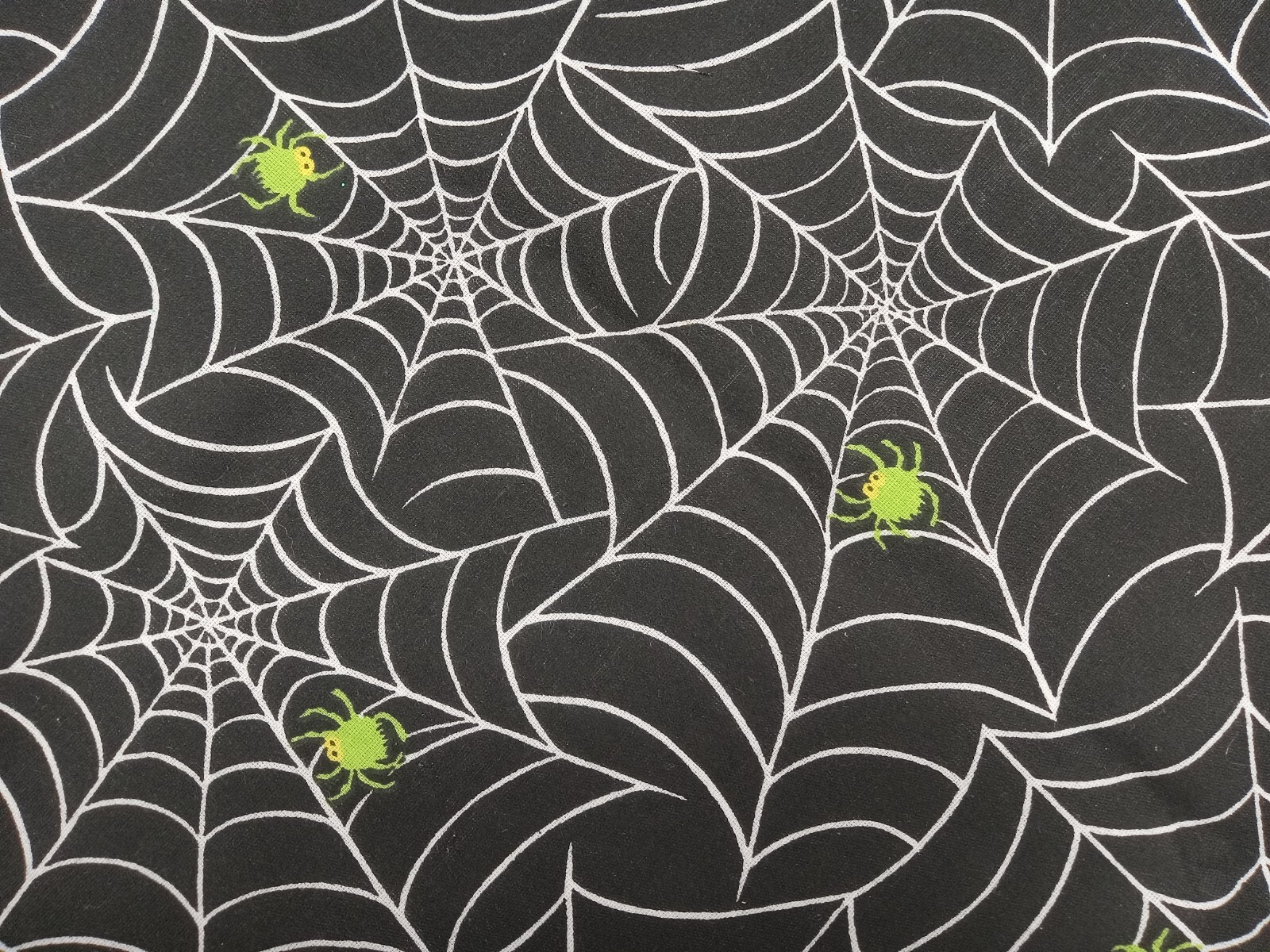 Buster Brown Dog Bandana, Scarf, Tie On, Black, Halloween, Spiders, Webs, L