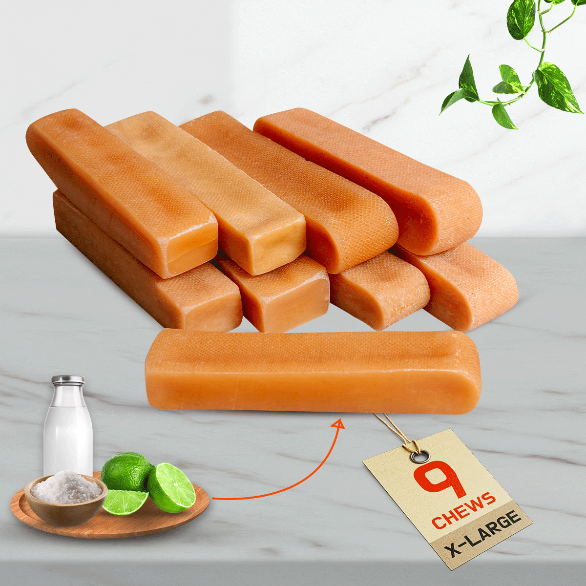 3lbs yak chews bulk, long-lasting natural cheese dog chews, dog dental treats