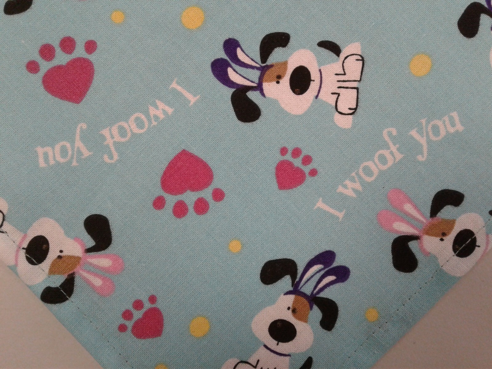 Dog Bandana/Scarf, Tie On, Easter, Dogs, Bunny Ears, XS,S,M,L