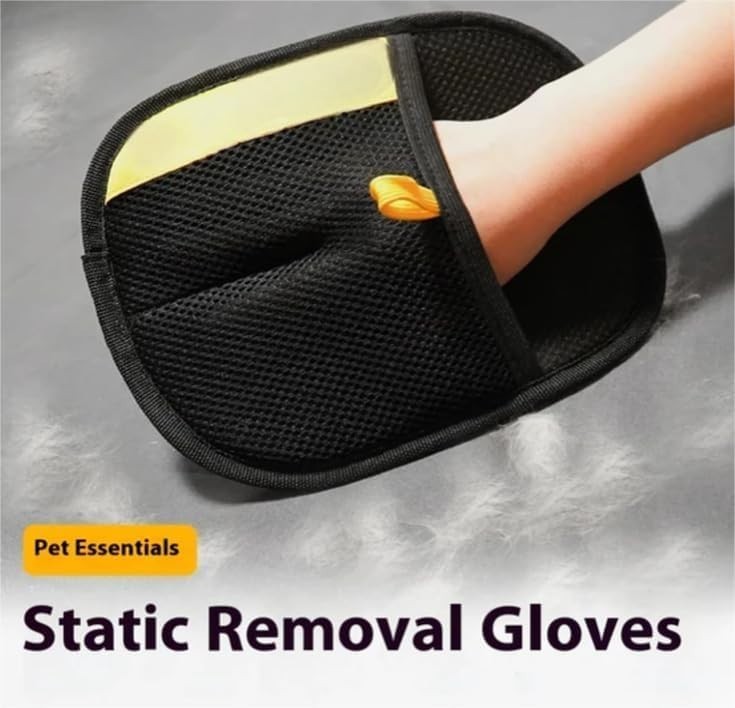2PACK Glove Cat Grooming Gloves Cat Hair Remover New Pet Dog Hair Remover Glove