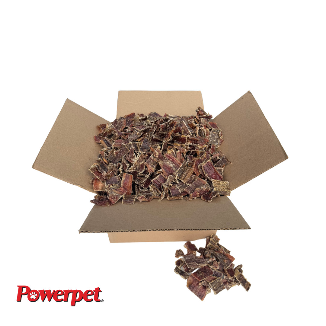 Powerpet/Beef Gullet Chips/ALL NATURAL Dog Treats/BRC CERTIFIED