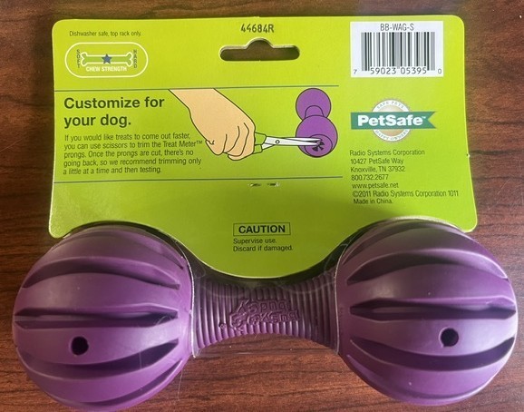 NEW Pet Safe Busy Buddy Waggle Treat Dispensing Toy for Small Dogs 8-25 pounds
