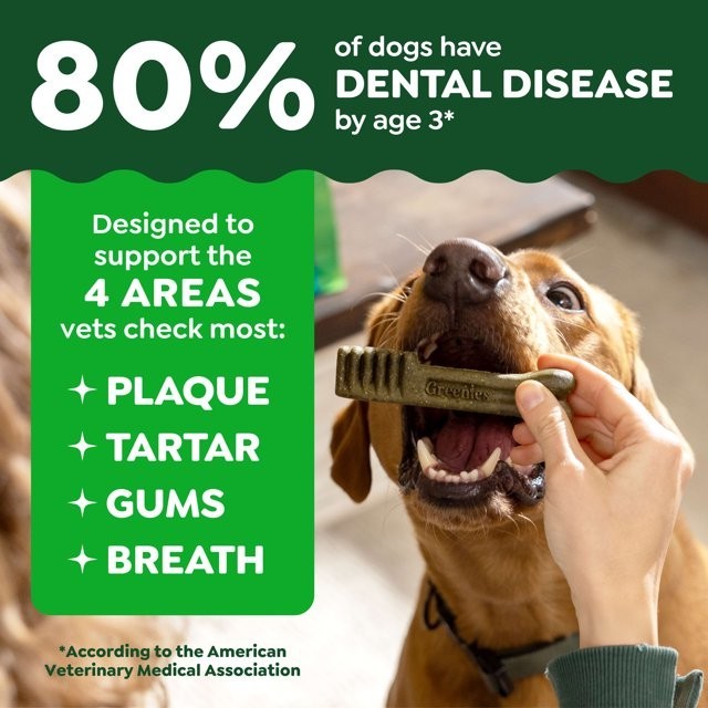 GREENIES Original Large Dog Natural Dental Treats – 54 Oz 34 Count