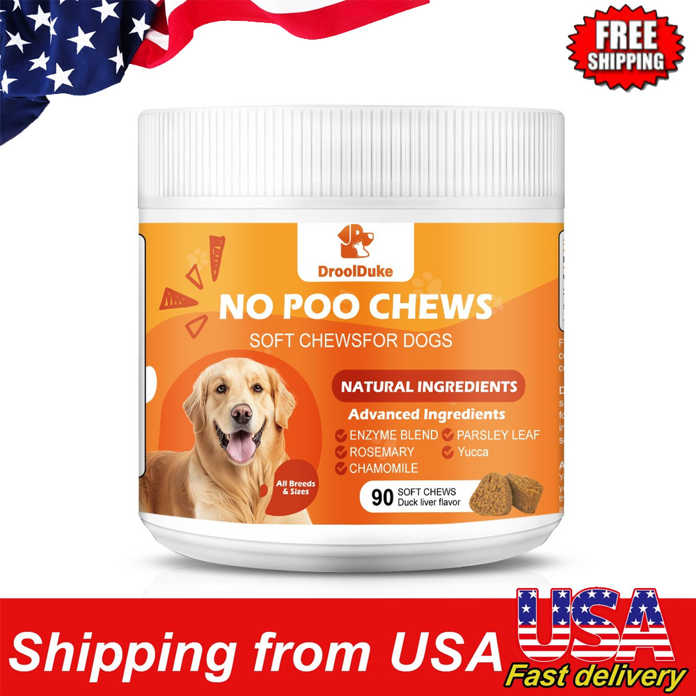 Stop Eating Poop, Digestive Enzymes & Breath Aid Support Supplement For Dogs