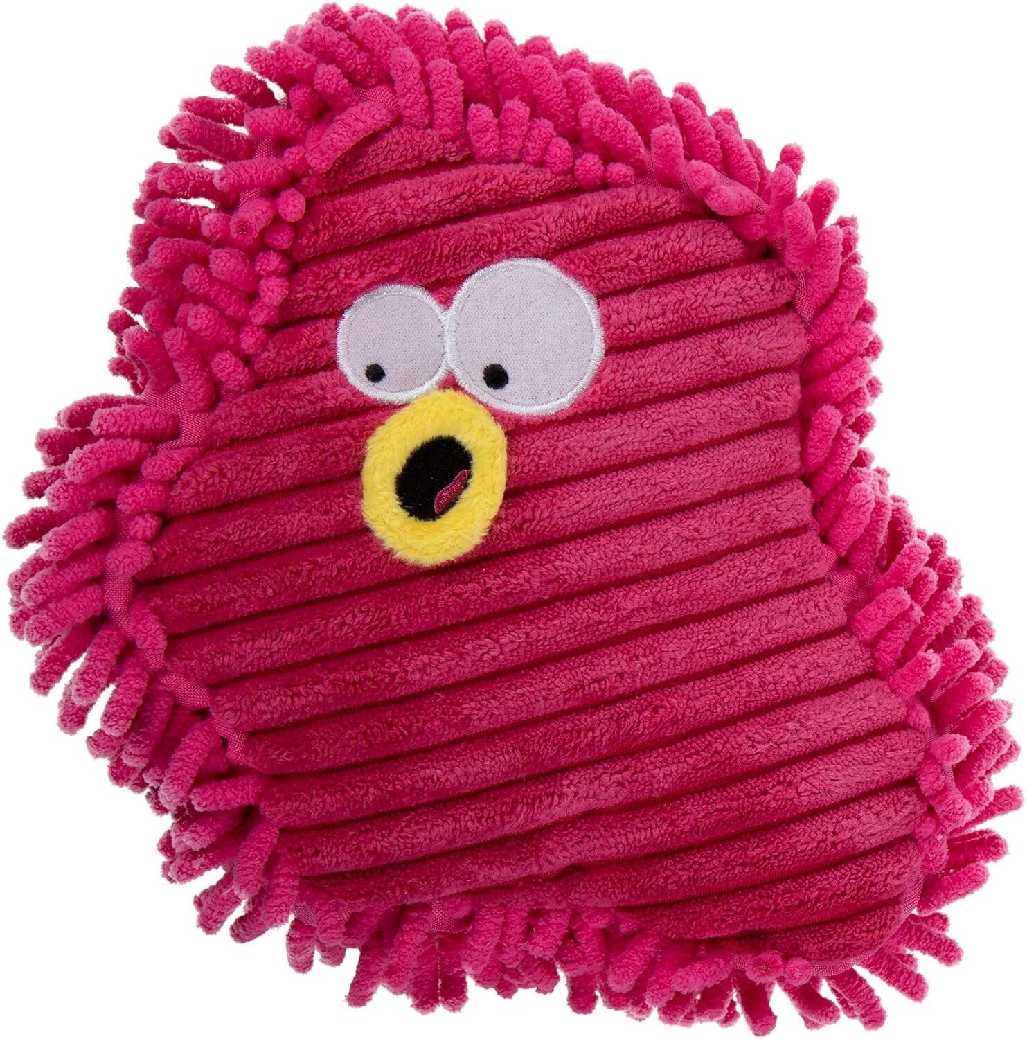goDog PlayClean Germs Squeaky Plush Dog Toy with Odor-Eliminating Essential Oils