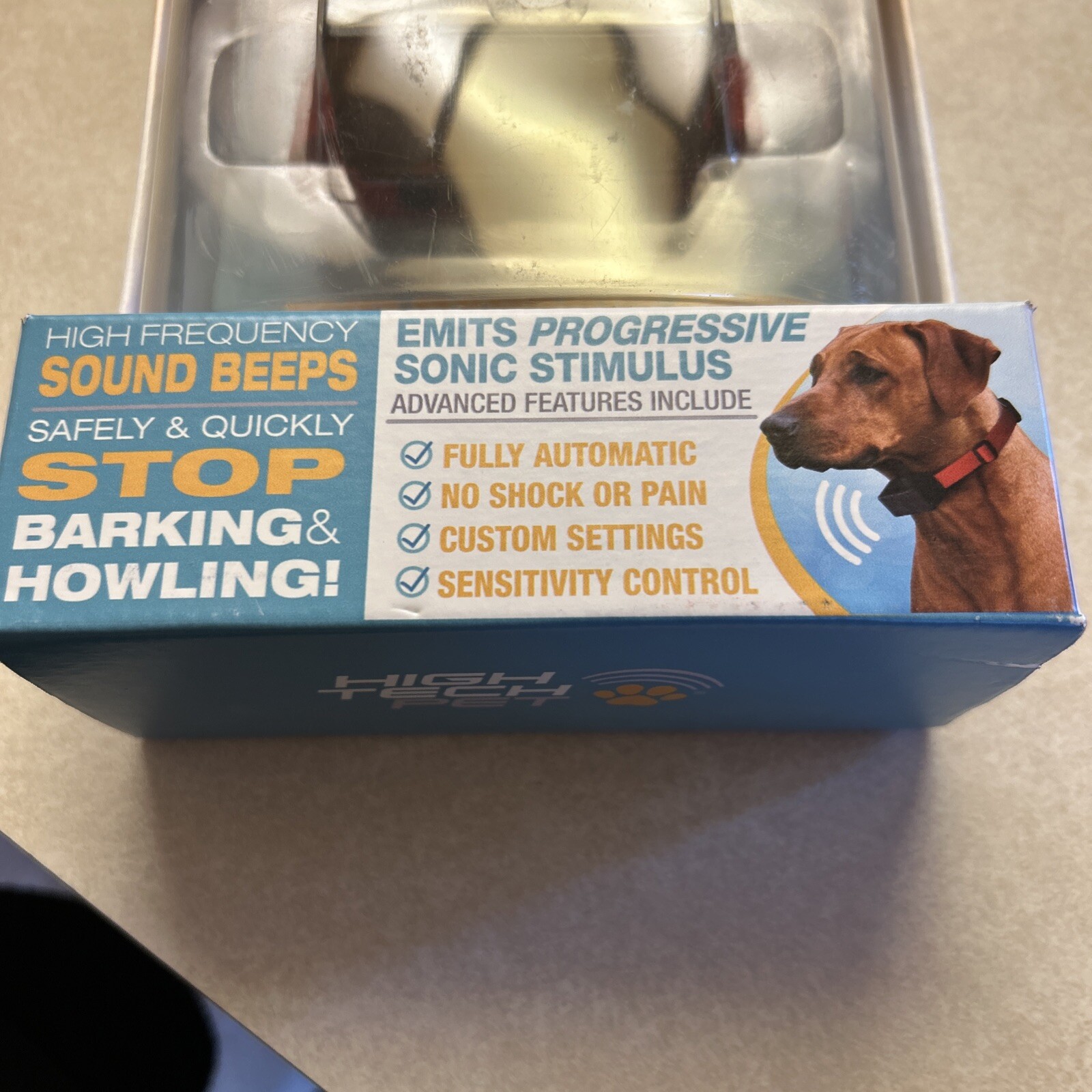 High Tech Pet Super Hush Puppy Sonic Bark Stopping Collar New