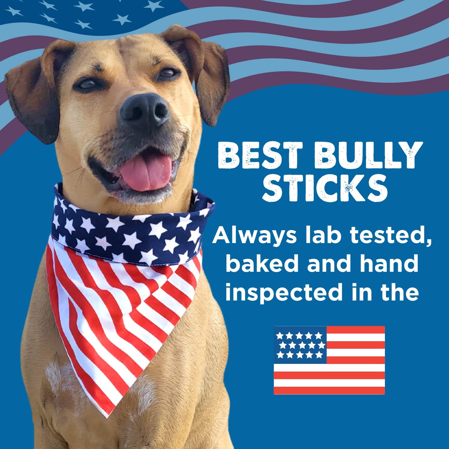 Best Bully Sticks Jumbo Bully Sticks 12 Inch, 25 Count Pack of 1 Natural, G…
