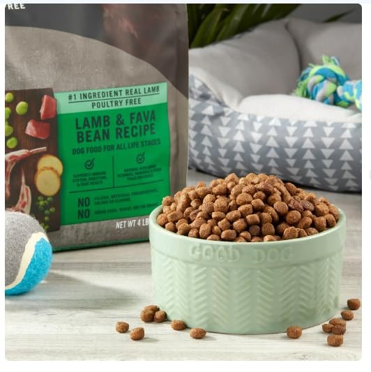 Pure Balance Lamb & Fava Bean Recipe Dry Dog Food, 4 Pound (Pack of 1)