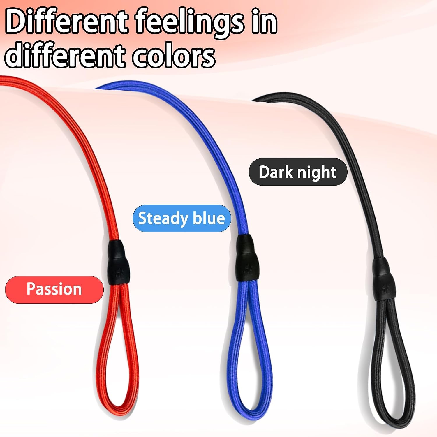 Upgraded Dog Slip Lead (3-Pack) Adjustable Nylon Lead for Dogs (Red/Black/Blue),