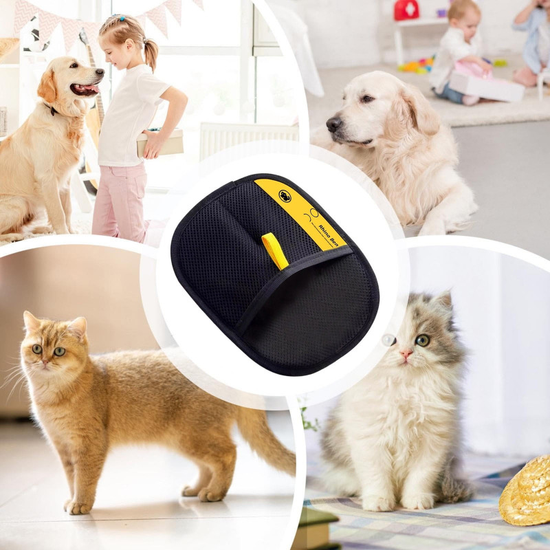 2-Pack Glove Cat Grooming Gloves Cat Hair Remover 2025 New Pet Dog Hair Remover