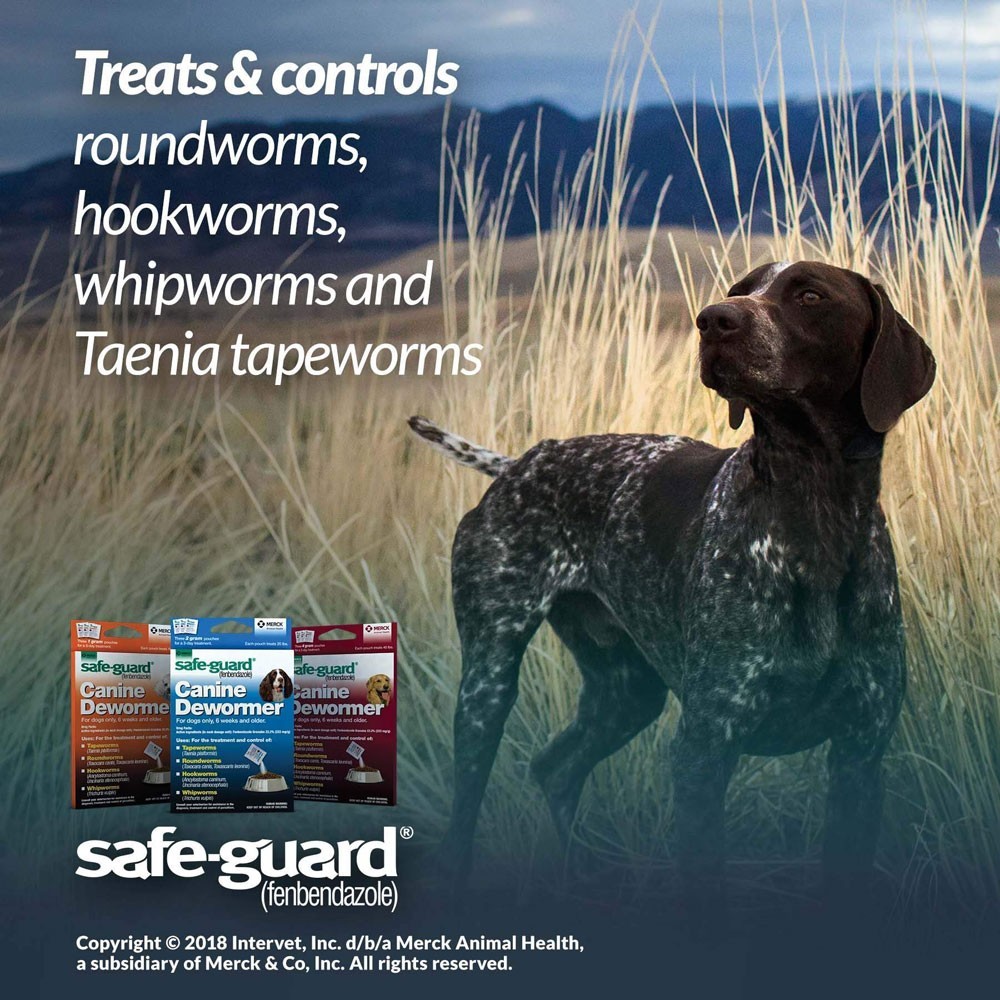 Canine Dewormer for Dogs, 4gm pouch (ea. pouch treats 40lbs.)