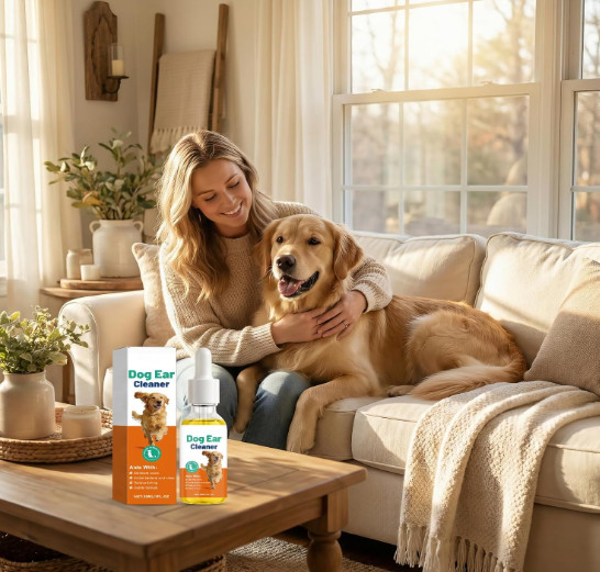 Pup Labs Ear Clear, Natural Dog Ear Cleaner and Infection Treatment for Dogs