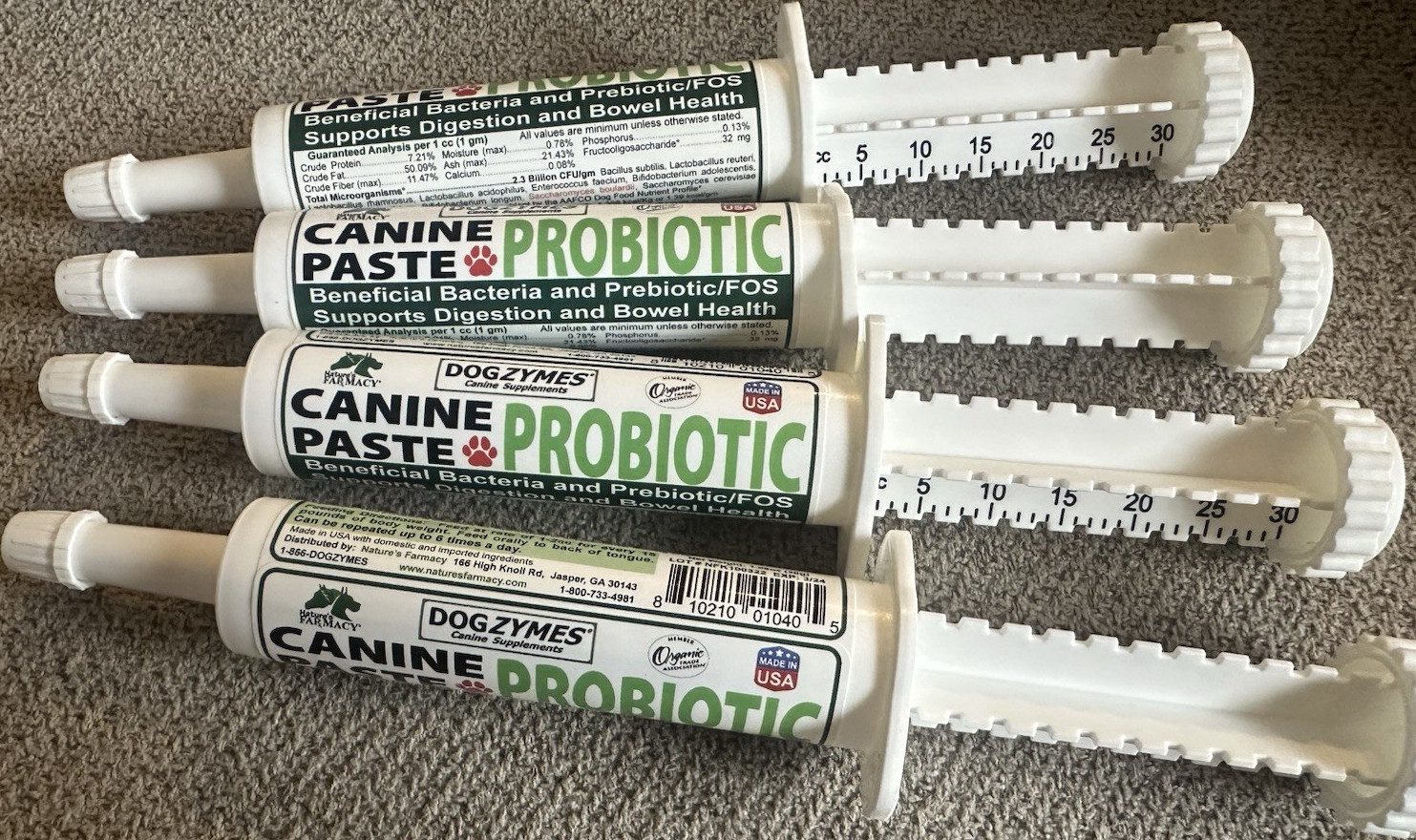 Nature’s Farmacy DOGZYMES Canine Paste Probiotic Digestion Aid for Adult Dogs