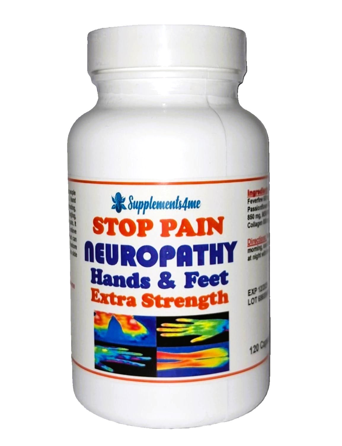100% STRONG HERBS FOR NEUROPATHY PAIN IN WOMEN & MEN – 120 CAPS MADE IN USA
