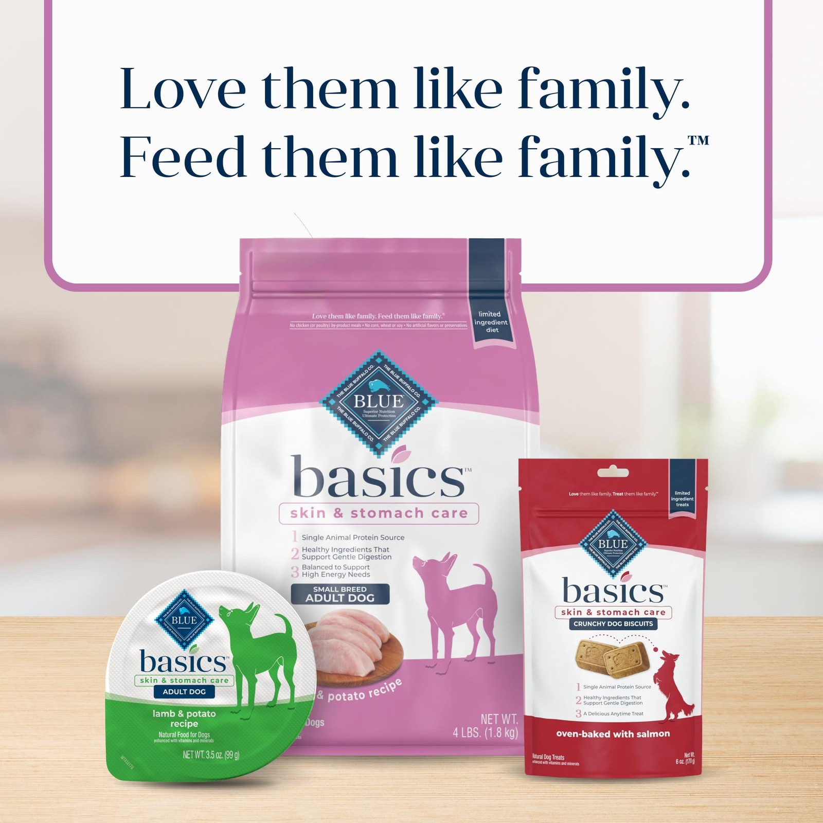 Blue Buffalo Basics Adult Small Breed Dry Dog Food for 4 Pound (Pack of 1)