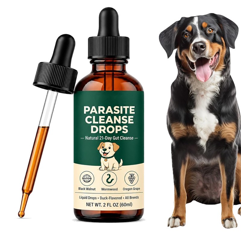 3 Pack Parasite Cleanse Drop Six Natural Herbal Actives Applicable to All Dogs