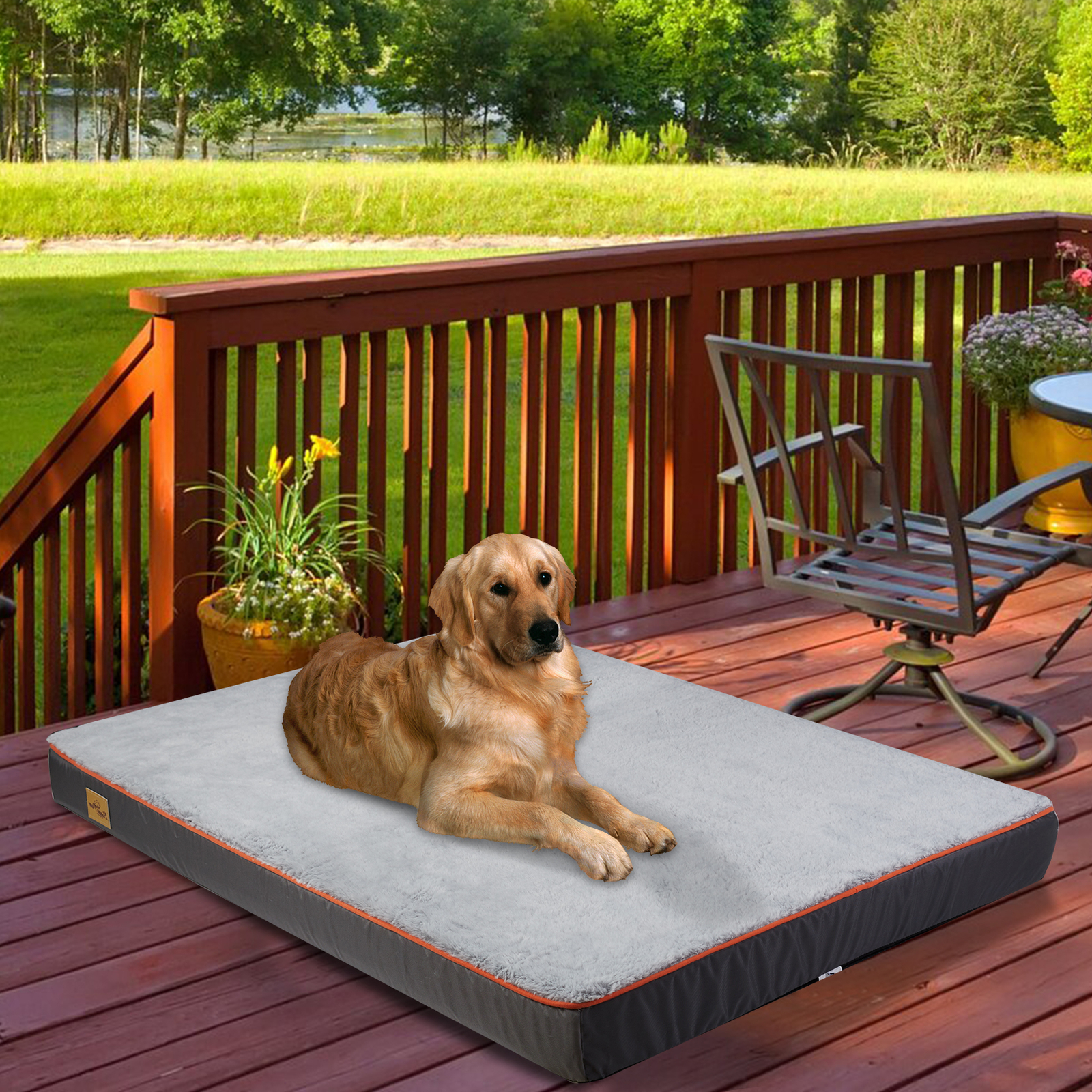 L-XXXL Extra Large Pet Bed Plush Mattress Heavy Duty Orthopedic Dog Bed Washable