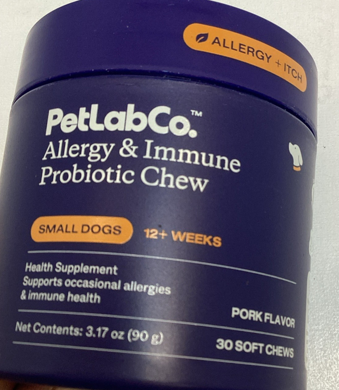 PetLab Co Allergy & Immune Probiotic Chews Small Dogs 30 Ct Exp 04/2027