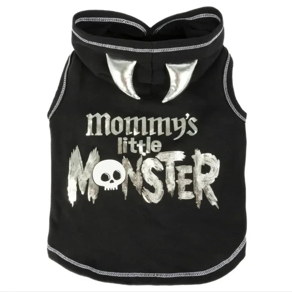 Vibrant Life Mommy’s Little Monster Dog Sweater with Hood Size XS – Chihuahua