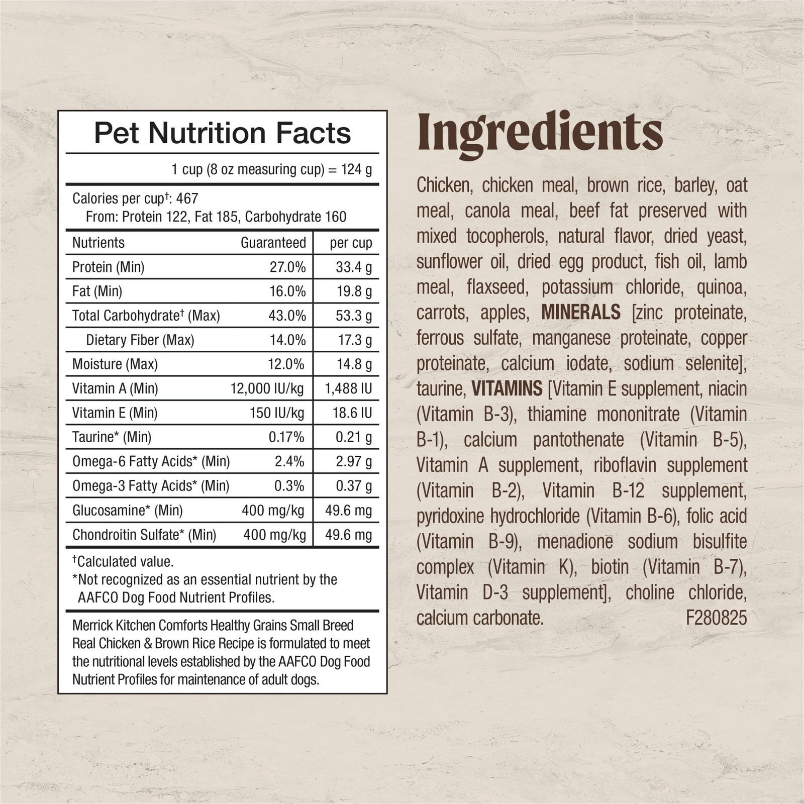 Merrick Healthy Grains Premium Dry Dog Food For Small 4 Pound (Pack of 1), –