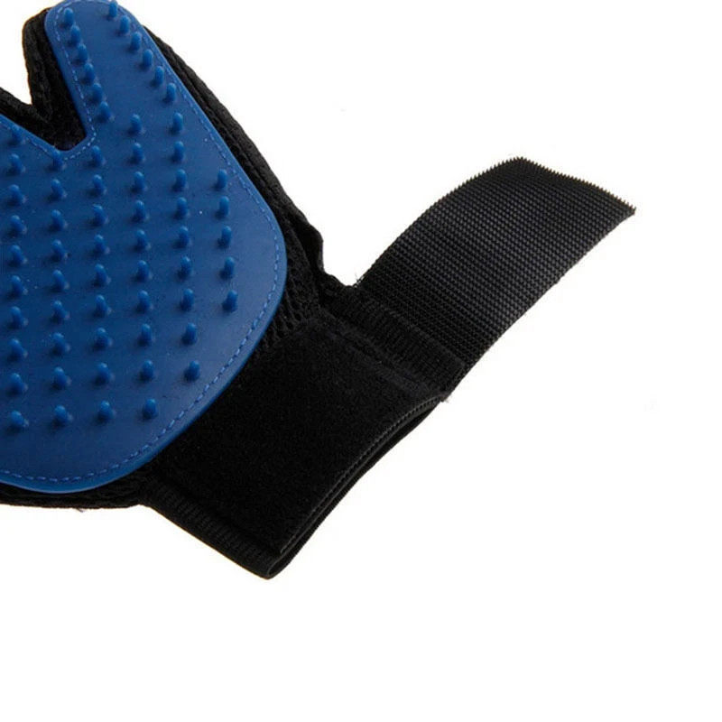 Pet Dog Cat Grooming Glove Deshedding Brush Fur Remover Mitt Left Right Hand New