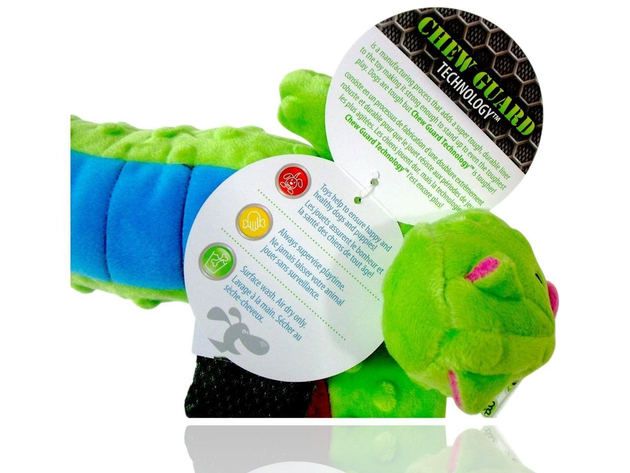 (2-Pack) GoDog Squeaky Dog Toy Large Skinny Dragon Durable w/ Chew Guard 16″ New