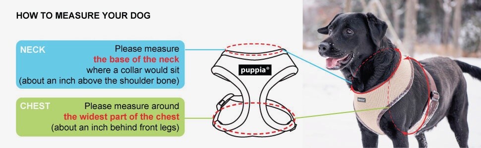 Puppia® Soft Mesh Adjustable Breathable Dog Harness XS S M L XL AC30