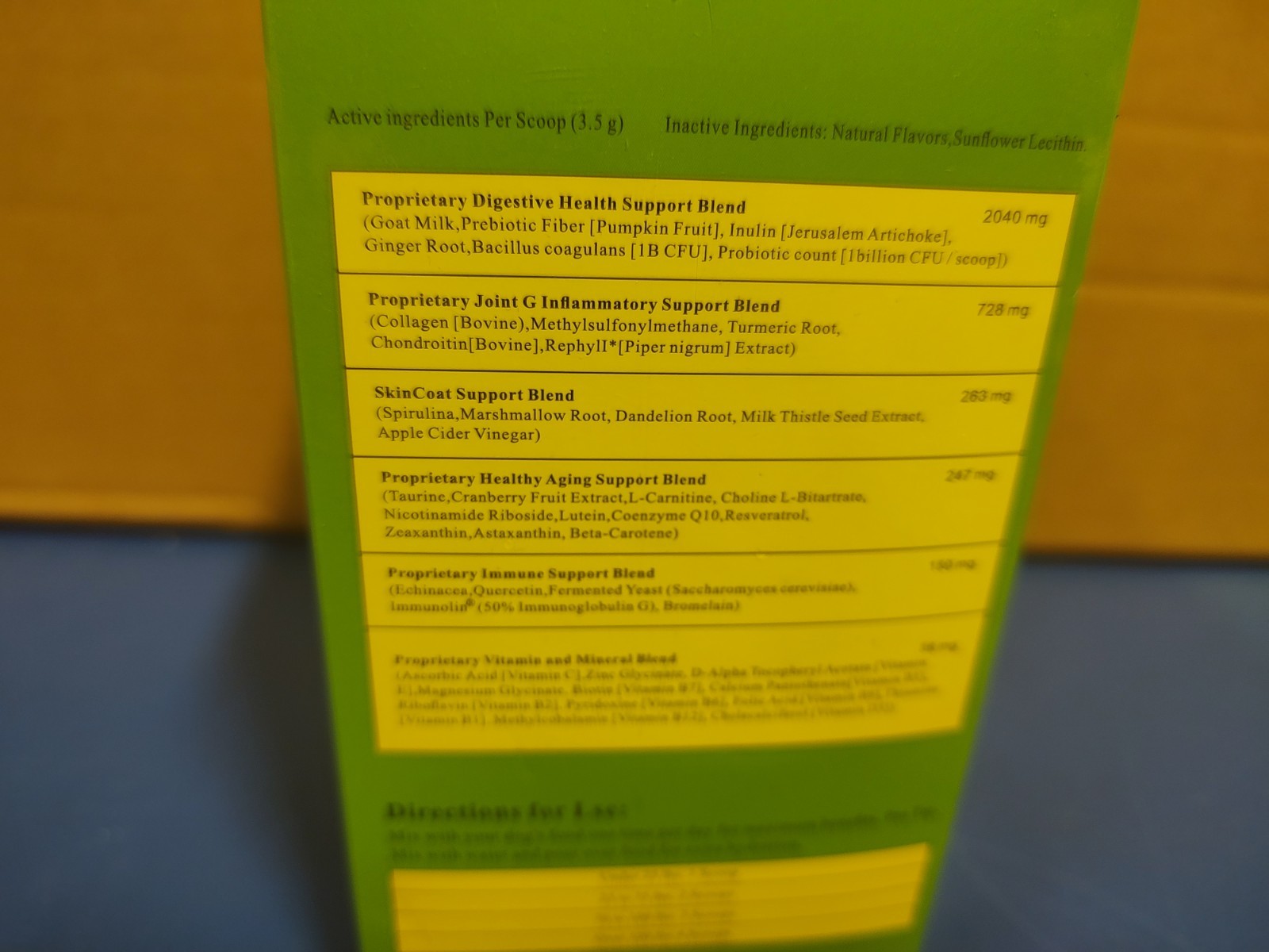 Other Half Daily Dog Supplement Powder Bacon Pumpkin Well-Being Digestion Aid