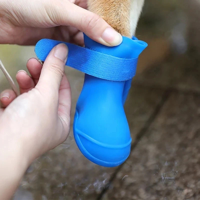 Waterproof Dog Boots Anti Slip Pet Shoes for Small Medium Large Dogs