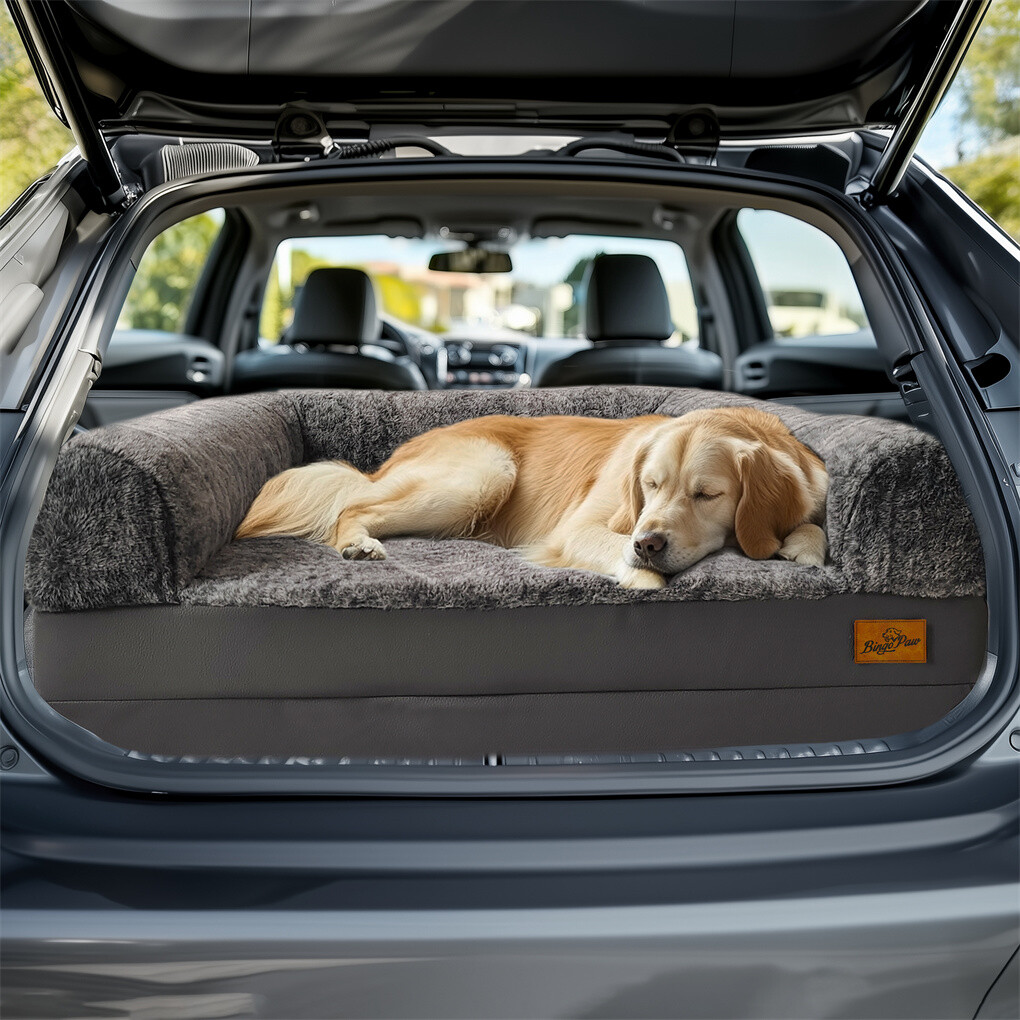 180cm XXXL Foldable Human Dog Bed Orthopedic Dog Sofa Bed with Blostered Pillow
