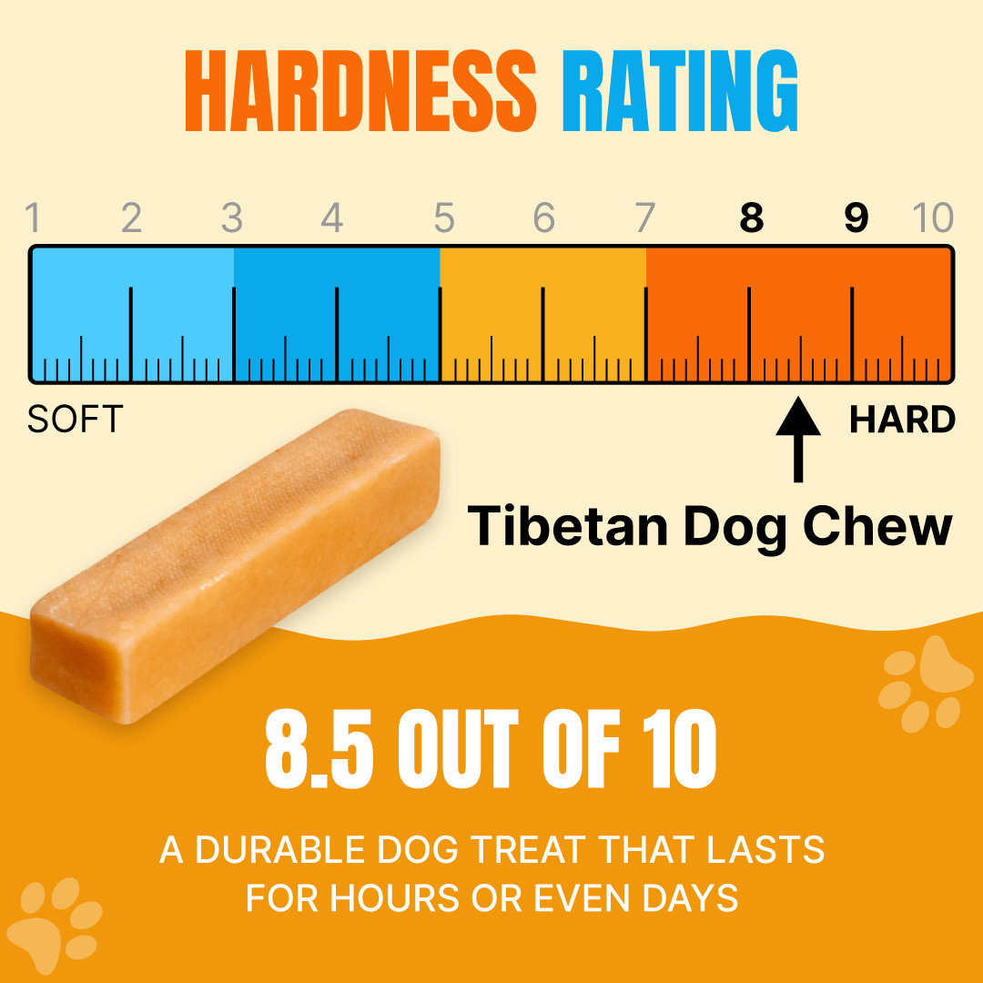 3 lbs HIMALAYAN YAK Cheese CHEW for Dogs of All Size – Natural and Long Lasting