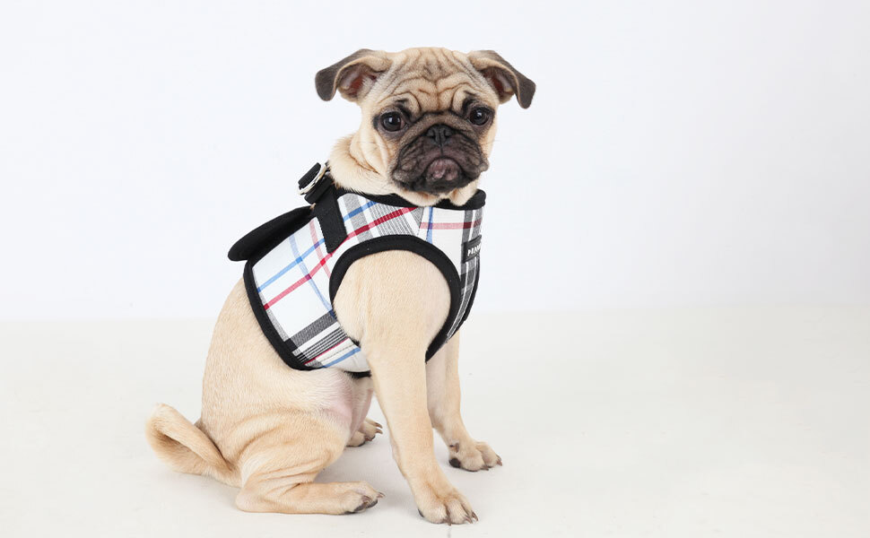 Puppia Dog Harness Vest No Pull Adjustable Junior Pink Black Beige XS S M L XL